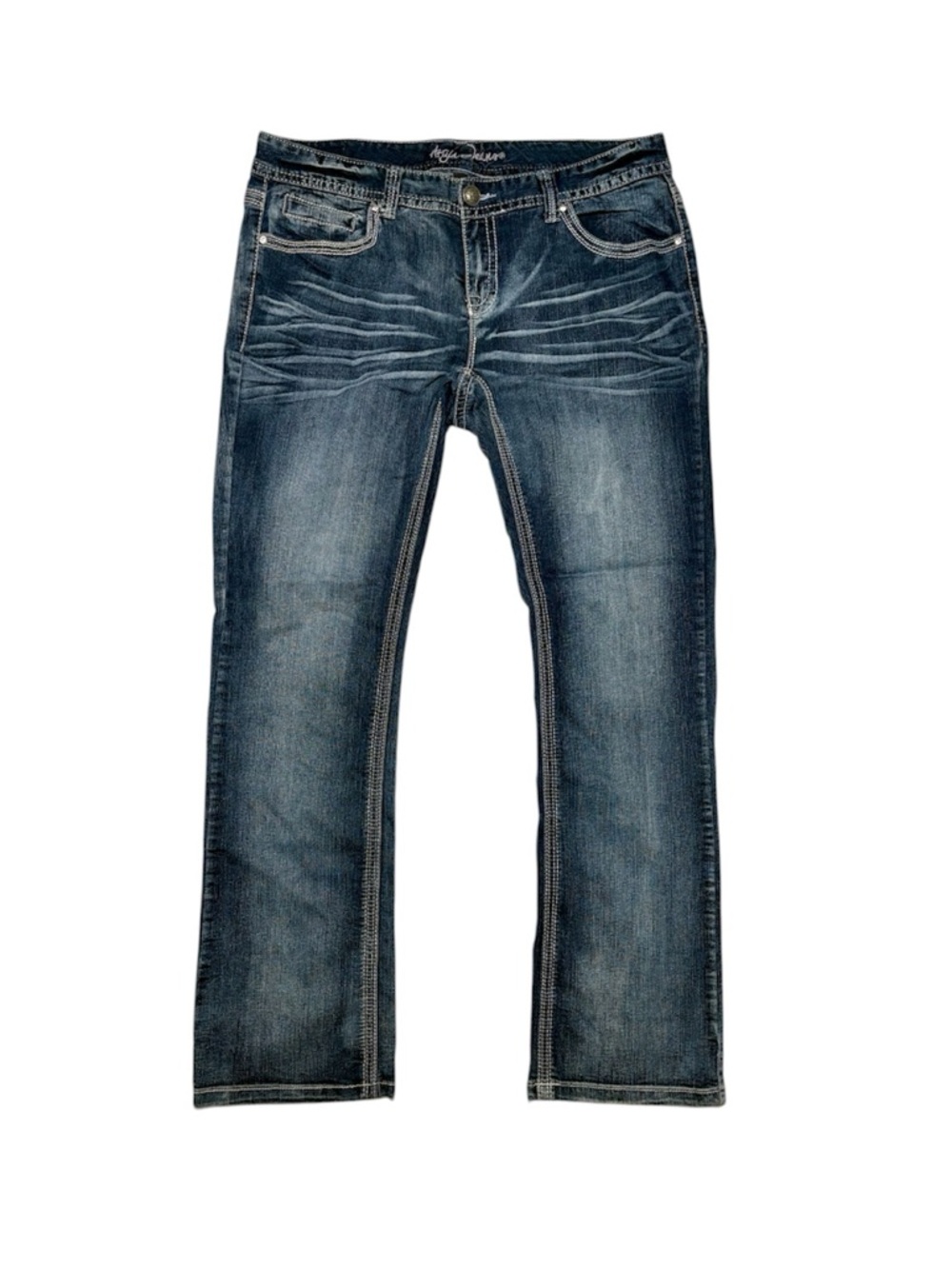 Y2K Ariya Jeans true low-rise flare bootcut style jeans size 16 women’s
